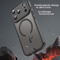Matte Case Magnetisches für iPhone 17 Pro Schutzhülle Kratzfest Passgenau in Schwarz