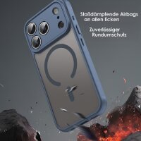 Matte Case Magnetisches für iPhone 17 Pro Schutzhülle Kratzfest Passgenau in Blau