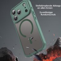 Matte Case Magnetisches für iPhone 17 Pro Schutzhülle Kratzfest Passgenau in Grün