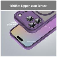 Matte Case Magnetisches für iPhone 17 Pro Max Schutzhülle Kratzfest Passgenau in Lila