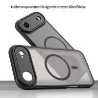 Matte Case Magnetisches für iPhone 17 Air Schutzhülle Kratzfest Passgenau in Schwarz
