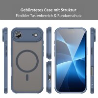 Matte Case Magnetisches für iPhone 17 Air Schutzhülle Kratzfest Passgenau in Blau