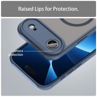Matte Case Magnetisches für iPhone 17 Air Schutzhülle Kratzfest Passgenau in Blau