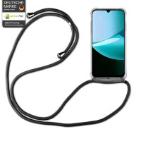 Handykett für Xiaomi Redmi 15C (173 cm) Hülle mit Kordel Handyhülle mit Band in Schwarz