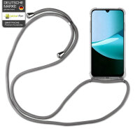 Handykett für Xiaomi Redmi 15C (173 cm) Hülle mit Kordel Handyhülle mit Band in Grau