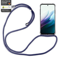 Handykett für Xiaomi Redmi 15 4G /5G (171 cm) Hülle mit Kordel Handyhülle mit Band in Blau