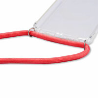 Handykett für Xiaomi Redmi 15 4G /5G (171 cm) Hülle mit Kordel Handyhülle mit Band in Rot