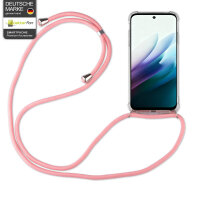 Handykett für Xiaomi Redmi 15 4G /5G (171 cm) Hülle mit Kordel Handyhülle mit Band in Rosa