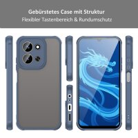 Matte Hülle für Xiaomi Redmi 15C Stoßfest Matt Back Cover in Blau