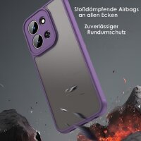 Matte Hülle für Xiaomi Redmi 15C Stoßfest Matt Back Cover in Lila