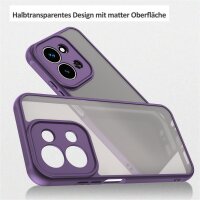 Matte Hülle für Xiaomi Redmi 15C Stoßfest Matt Back Cover in Lila