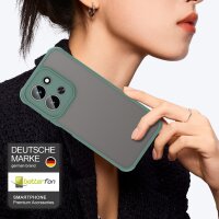 Matte Hülle für Xiaomi Redmi 15C Stoßfest Matt Back Cover in Grün