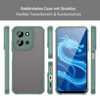 Matte Hülle für Xiaomi Redmi 15C Stoßfest Matt Back Cover in Grün