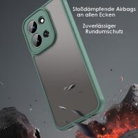 Matte Hülle für Xiaomi Redmi 15C Stoßfest Matt Back Cover in Grün