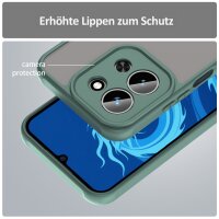 Matte Hülle für Xiaomi Redmi 15C Stoßfest Matt Back Cover in Grün
