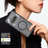 Matte Case Magnetisch Hülle für Nothing Phone 3A Schutzhülle Kratzfest Passgenau in Schwarz
