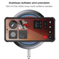 Matte Case Magnetisch Hülle für Nothing Phone 3A Schutzhülle Kratzfest Passgenau in Schwarz
