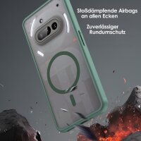 Matte Case Magnetisch Hülle für Nothing Phone 3A Schutzhülle Kratzfest Passgenau in Grün