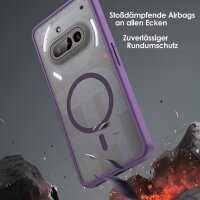 Matte Case Magnetisch Hülle für Nothing Phone 3A Schutzhülle Kratzfest Passgenau in Lila