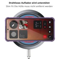 Matte Case Magnetisch Hülle für Nothing Phone 3A Schutzhülle Kratzfest Passgenau in Lila