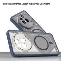 Matte Case Magnetisch Hülle für Nothing Phone 3A Pro Schutzhülle Kratzfest Passgenau in Blau