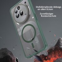 Matte Case Magnetisch Hülle für Nothing Phone 3A Pro Schutzhülle Kratzfest Passgenau in Grün