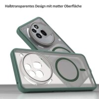 Matte Case Magnetisch Hülle für Nothing Phone 3A Pro Schutzhülle Kratzfest Passgenau in Grün