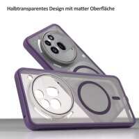 Matte Case Magnetisch Hülle für Nothing Phone 3A Pro Schutzhülle Kratzfest Passgenau in Lila