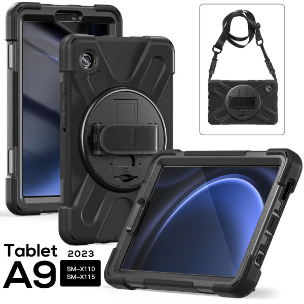betterfon Hülle für Samsung Galaxy Tab A9 8,7 Zoll 2023, Stoßfeste mit Displayschutz