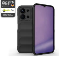 Hülle für Xiaomi Redmi 15c Handyhülle Outdoor Case Back Cover Handy Tasche Bumper in Schwarz
