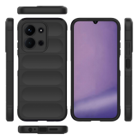 Hülle für Xiaomi Redmi 15c Handyhülle Outdoor Case Back Cover Handy Tasche Bumper in Schwarz