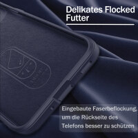 Hülle für Xiaomi Redmi 15c Handyhülle Outdoor Case Back Cover Handy Tasche Bumper in Blau