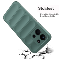 Hülle für Xiaomi Redmi 15c Handyhülle Outdoor Case Back Cover Handy Tasche Bumper in Grün