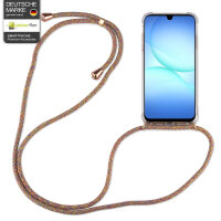 Handykette für Samsung Galaxy A17 Handyhülle mit Band Case Hülle mit Kordel Hand in Rainbow