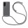 Handykette für Samsung Galaxy A36 Handyhülle mit Band Case Hülle mit Kordel Hand in Grau