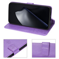 Hülle für Xiaomi 15T Pro Handy Tasche Handyhülle Wallet Case Flip Cover in Lila