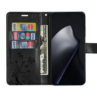 Hülle für Xiaomi 15T Handy Tasche Handyhülle Wallet Case Flip Cover in Schwarz