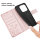 Hülle für Xiaomi 15T Handy Tasche Handyhülle Wallet Case Flip Cover in Rosegold