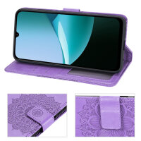 Handy Tasche für Xiaomi Redmi 15C Hülle Handyhülle Klapphülle Wallet Case in Lila