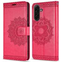 Handy Tasche für Samsung Galaxy A17 / A26 Hülle Handyhülle Klapphülle Wallet Case in Rot