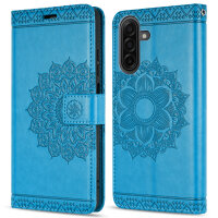 Handy Tasche für Samsung Galaxy A17 / A26 Hülle Handyhülle Klapphülle Wallet Case in Blau