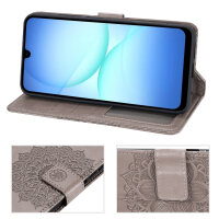 Handy Tasche für Samsung Galaxy A17 / A26 Hülle Handyhülle Klapphülle Wallet Case in Grau