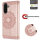 Handy Tasche für Samsung Galaxy A17 / A26 Hülle Handyhülle Klapphülle Wallet Case in Rosegold