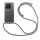 Handykett für Xiaomi 15T Pro Hülle mit Kordel Handyhülle mit Band in Grau