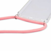 Handykett für Xiaomi 15T Hülle mit Kordel Handyhülle mit Band in Rosa