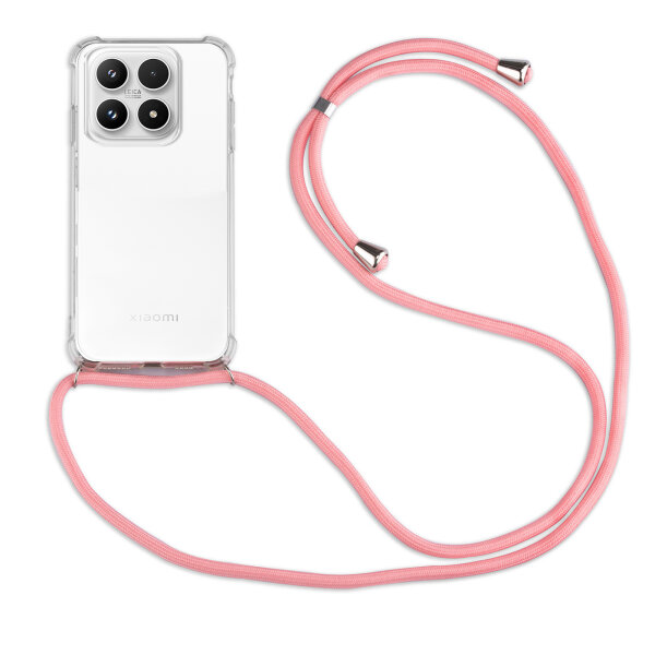 Handykett für Xiaomi 17 Hülle mit Kordel Handyhülle mit Band in Rosa
