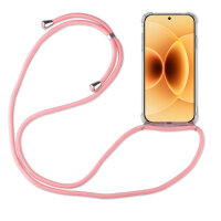 Handykett für Xiaomi 17 Hülle mit Kordel Handyhülle mit Band in Rosa