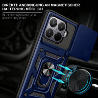 Outdoor Panzer Hülle Xiaomi 15T Pro Handyhülle Kameraschutz Ringhalter in Blau