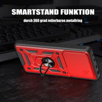 Outdoor Panzer Hülle Xiaomi 15T Pro Handyhülle Kameraschutz Ringhalter in Rot