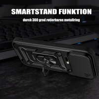 Outdoor Panzer Hülle Xiaomi 17 Pro Handyhülle Kameraschutz Ringhalter in Schwarz